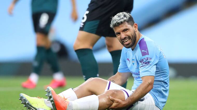 Sergio Agüero se lesiona en la Premier League