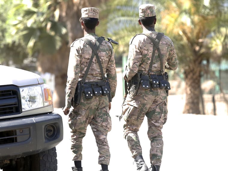 Soldados etíopes guardan posiciones en Amhara