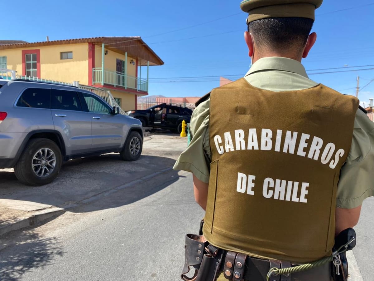 Operativo en Batuco termina con cinco detenidos tras robo de camión con carne: apuntaron con armas a Carabineros