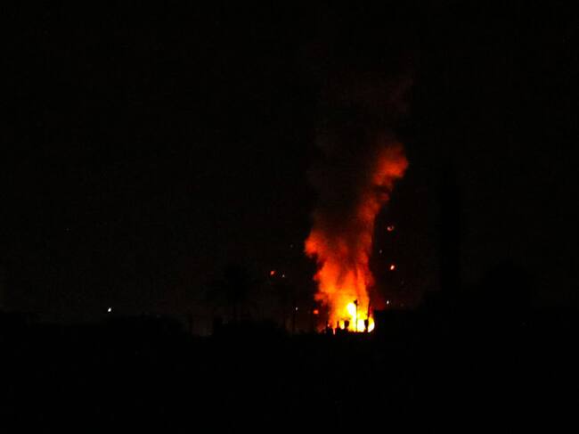 La fuerza aérea israelí ataca zonas cercanas a la capital de Siria
