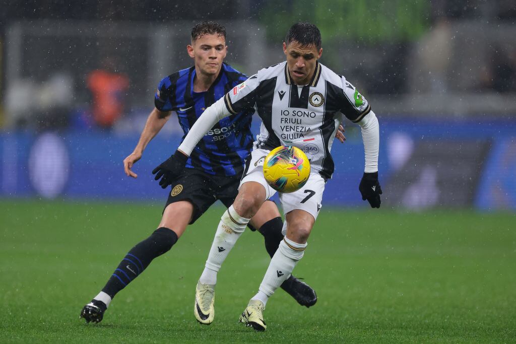 Alexis Sánchez dijo presente en la eliminación de Udinese a manos de Inter en Copa Italia | Getty Images