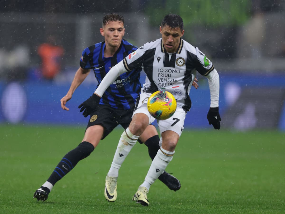 Con el ‘maravilla’, no alcanza: Alexis Sánchez dijo presente en la eliminación de Udinese a manos de Inter en Copa Italia