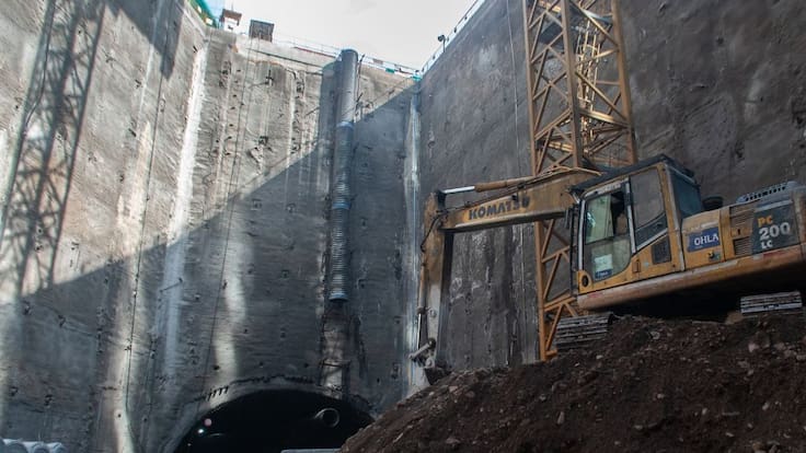 Hito en la Línea 7: túneles se conectan en Las Condes y así quedará el nuevo mapa del Metro