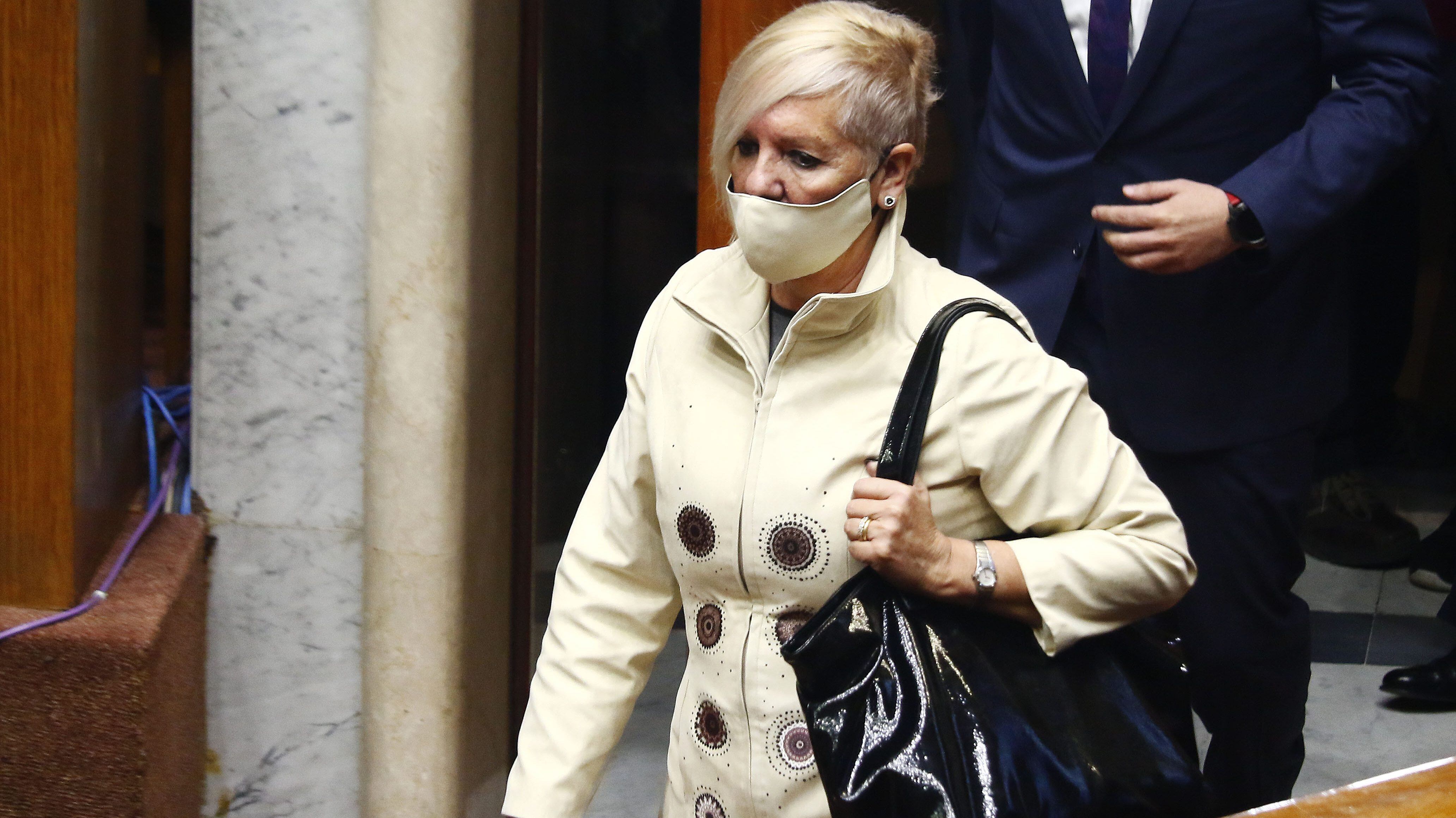 Silvana Donoso se presentó en el Senado por acusación constitucional