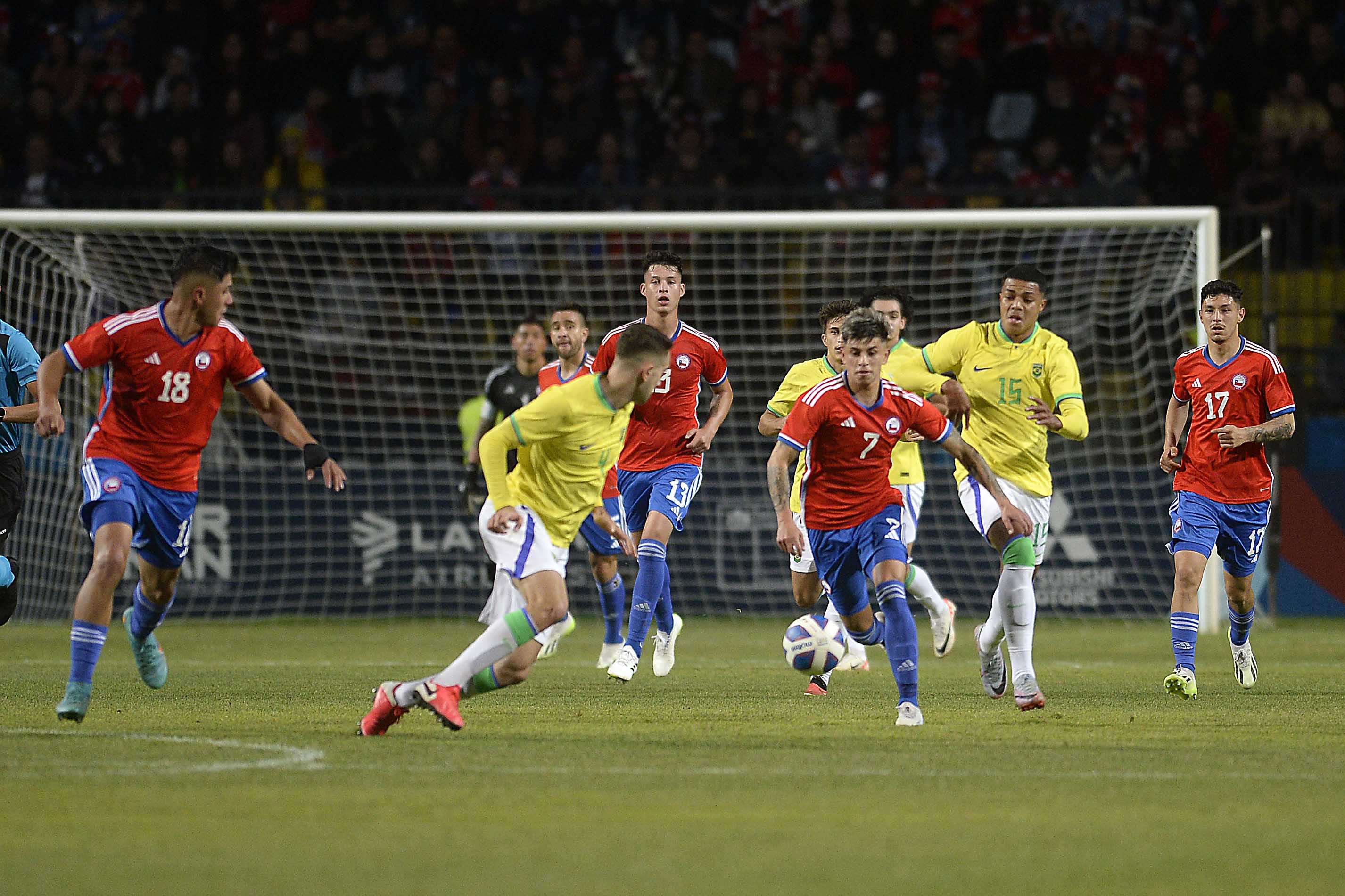 Chile cae ante Brasil en la final del fútbol masculino de Santiago 2023