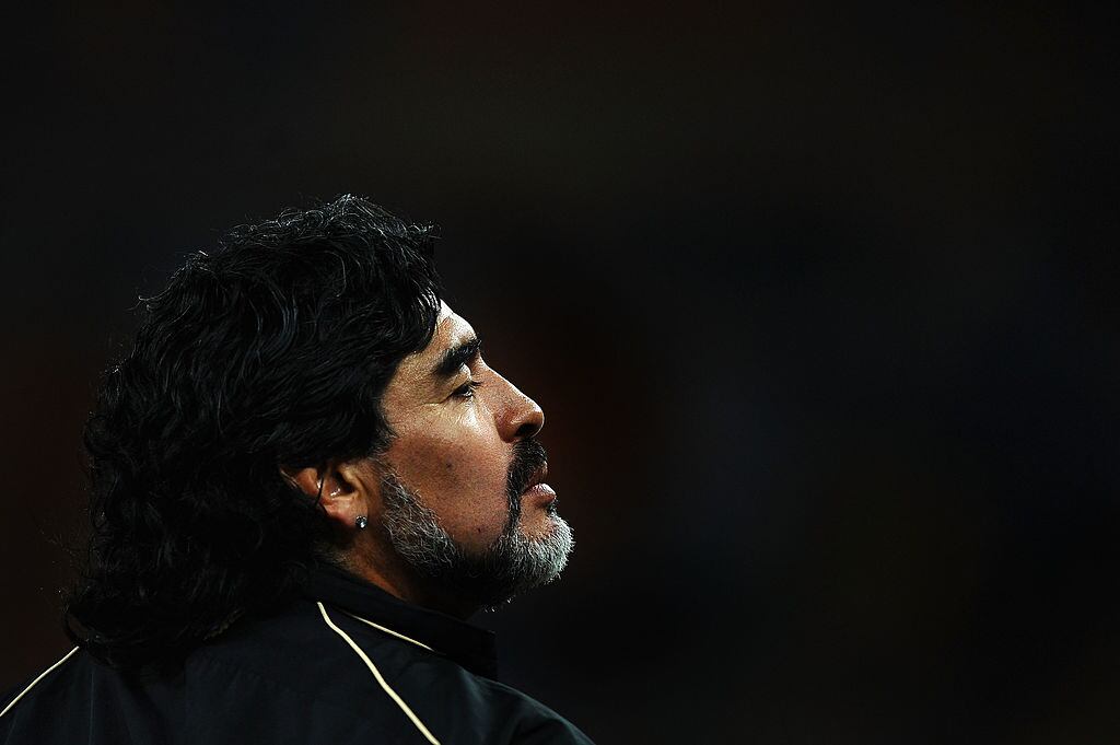 Diego Armando Maradona en Sudáfrica 2010