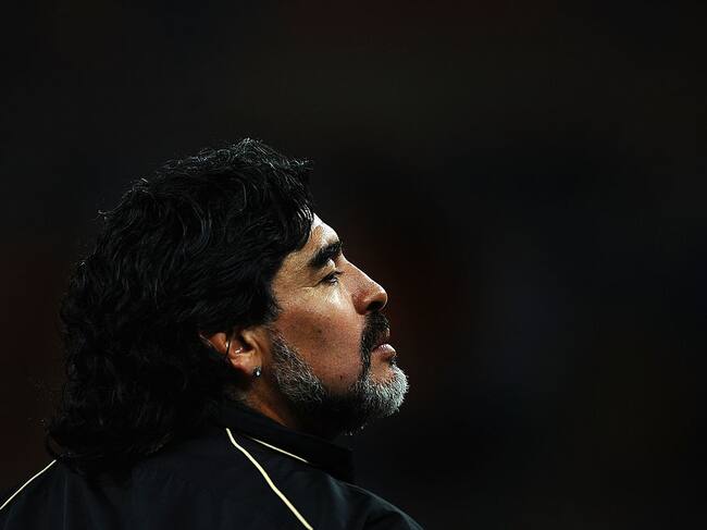 Diego Armando Maradona en Sudáfrica 2010