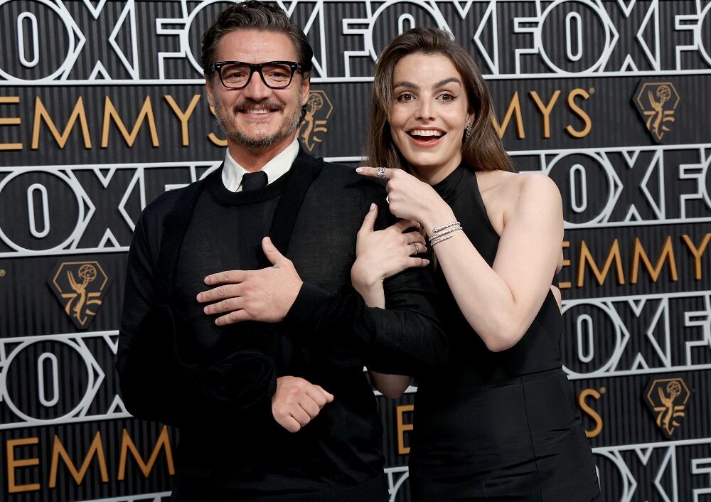 LOS ANGELES, CALIFORNIA - JANUARY 15: (L-R) Pedro Pascal and Lux Pascal attend the 75th Primetime Emmy Awards at Peacock Theater on January 15, 2024 in Los Angeles, California. (Photo by Kevin Mazur/Getty Images)