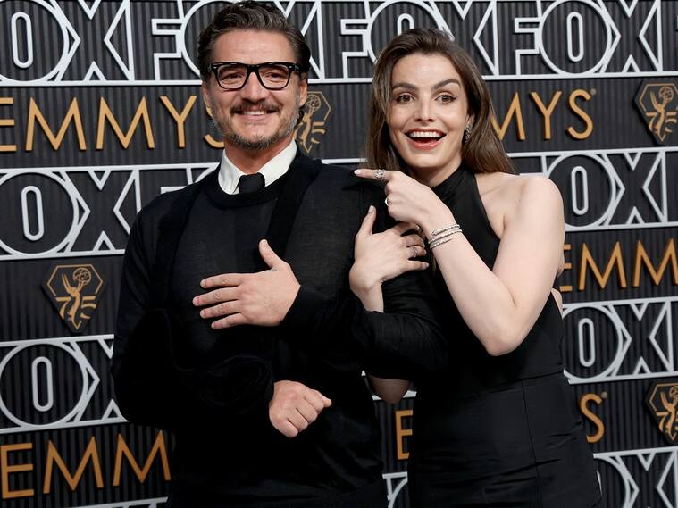 LOS ANGELES, CALIFORNIA - JANUARY 15: (L-R) Pedro Pascal and Lux Pascal attend the 75th Primetime Emmy Awards at Peacock Theater on January 15, 2024 in Los Angeles, California. (Photo by Kevin Mazur/Getty Images)