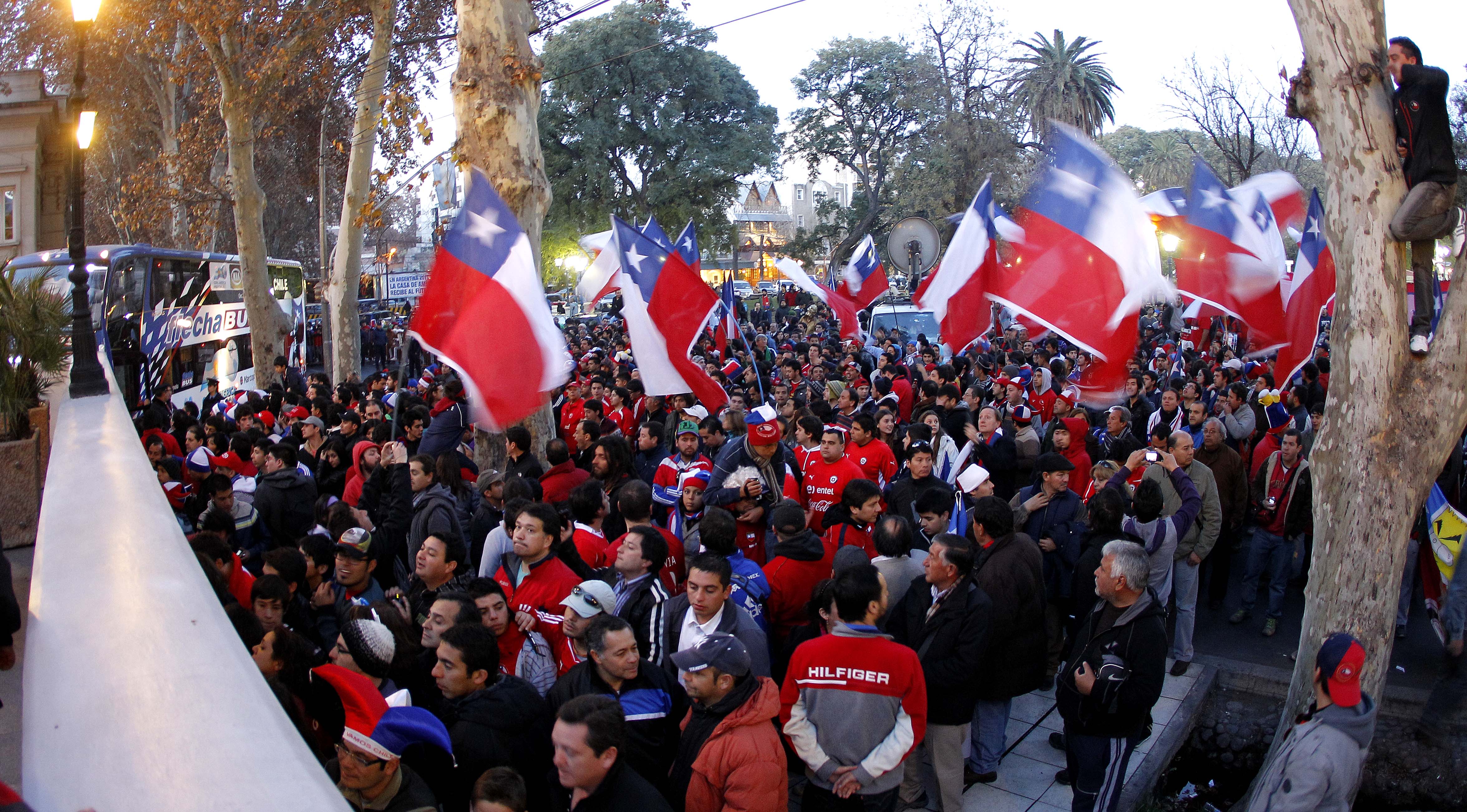 Hinchas de La Roja | Agencia Uno