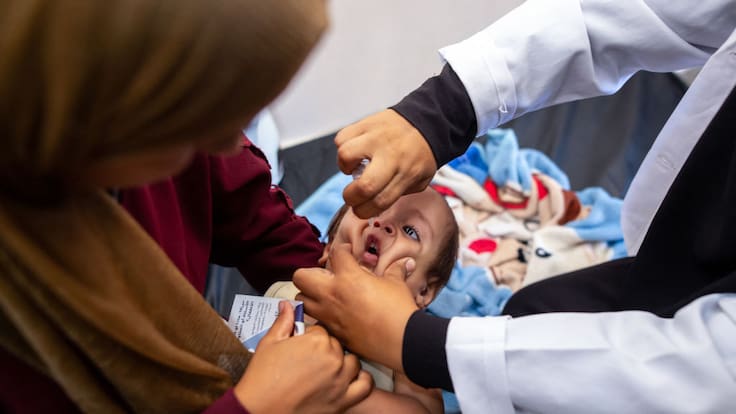 Organización Mundial de la Salud inicia la vacunación contra la polio en la Franja de Gaza