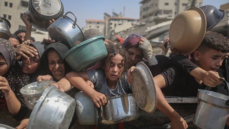 Hambruna en Gaza por ofensiva de Israel: casi la mitad de los muertos por desnutrición son niños