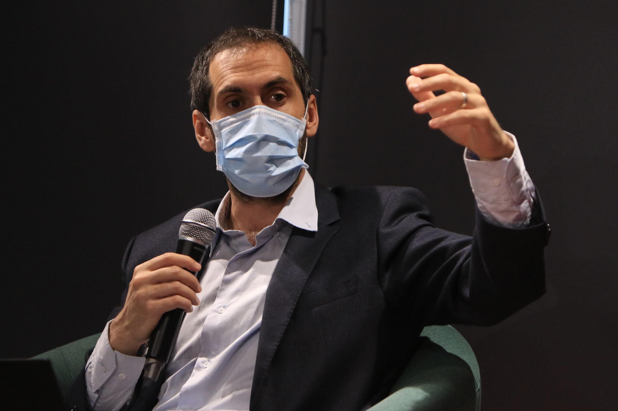 15 de Marzo 2022/SANTIAGOEl ministro de Economía, Fomento y Turismo, Nicolás Grau, junto a la subsecretaria de Turismo, Verónica Kunze, se reúne con los gremios y agrupaciones del sector en el marco del proceso de reactivación de la industria turística.
FOTO: LUKAS SOLIS/AGENCIAUNO