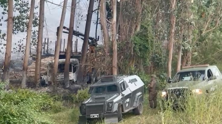 Ataque incendiario en Nueva Imperial deriva en incendio forestal