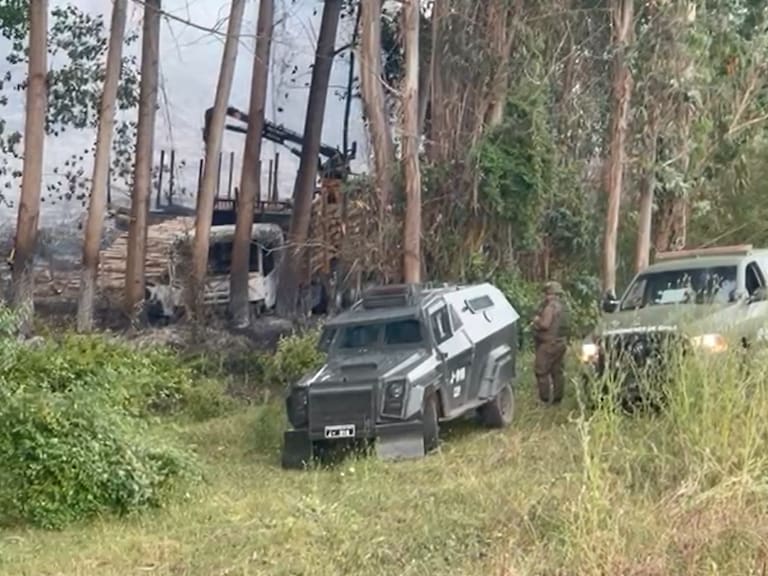 Ataque incendiario en Nueva Imperial deriva en incendio forestal