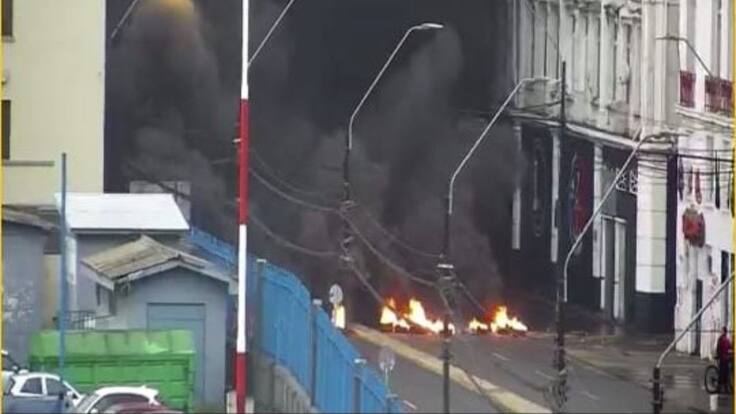 Trabajadores portuarios se manifiestan en Valparaíso - Gonzalo Pérez - ADN Hoy - 14 de diciembre de 2023