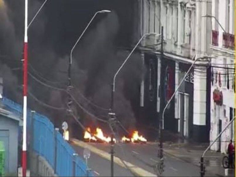 Trabajadores portuarios se manifiestan en Valparaíso - Gonzalo Pérez - ADN Hoy - 14 de diciembre de 2023