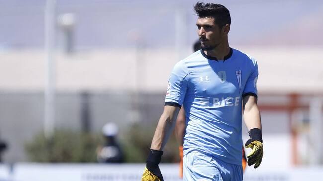14 DE MARZO DE 2020/EL SALVADORMatias Dituro, durante el partido valido por la fecha 8 del Campeonato Nacional AFP PlanVital 2020, entre Cobresal y Universidad Catolica, disputado en el Estadio El Cobre de El Salvador, Región de Atacama.
FOTO: LEONARDO RUBILAR CHANDIA/AGENCIAUNO
