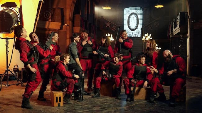 Reparto de La Casa de Papel