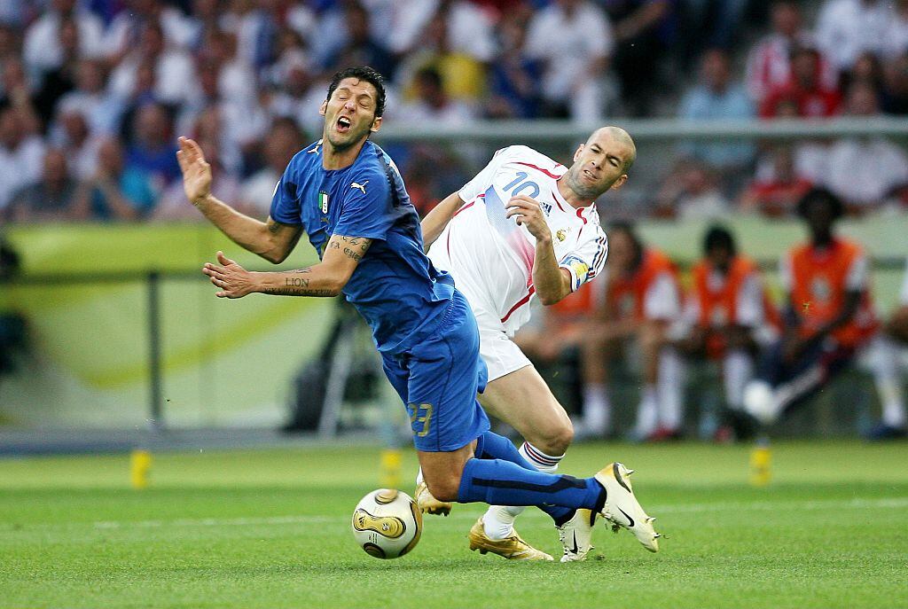Zidane y Materazzi en la Copa del Mundo de Alemania 2006