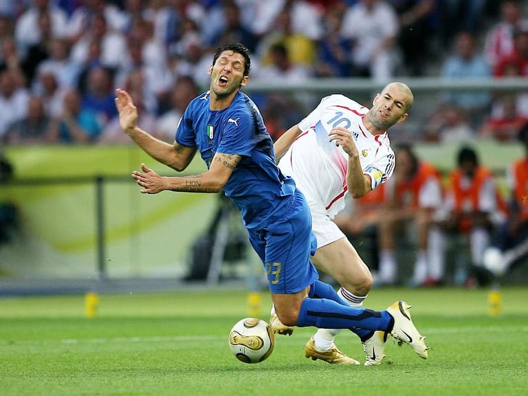 Zidane y Materazzi en la Copa del Mundo de Alemania 2006