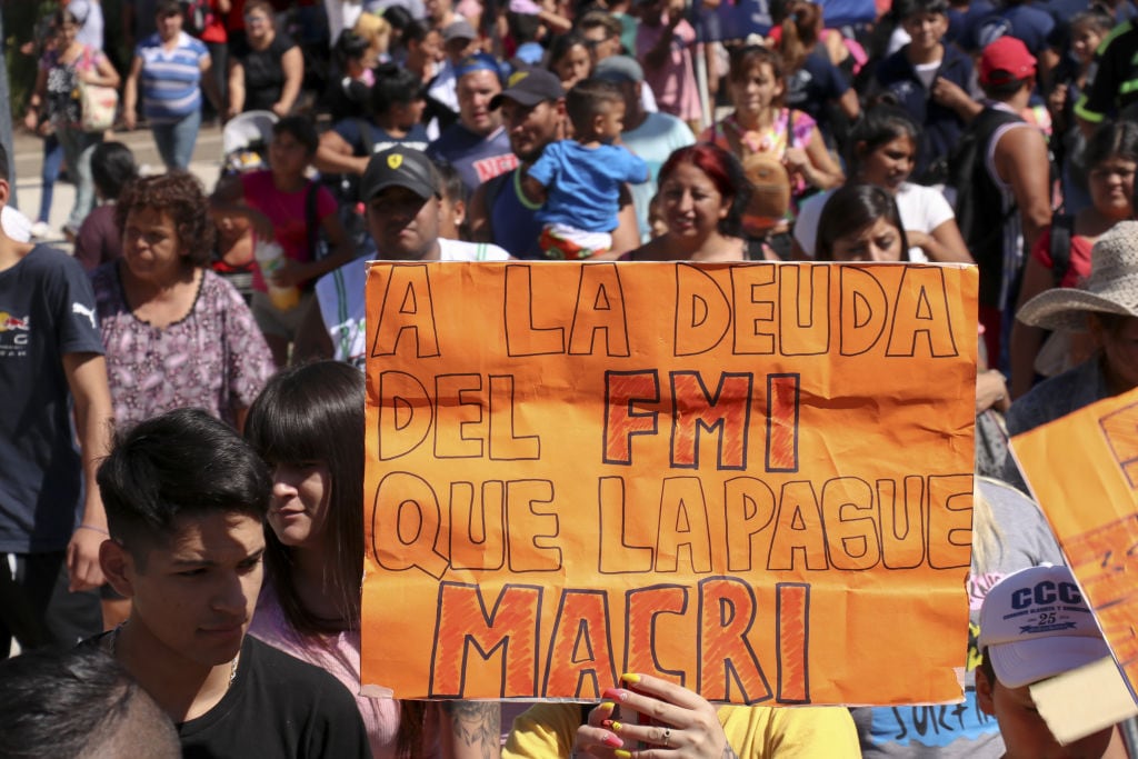 Protestas en Argentina