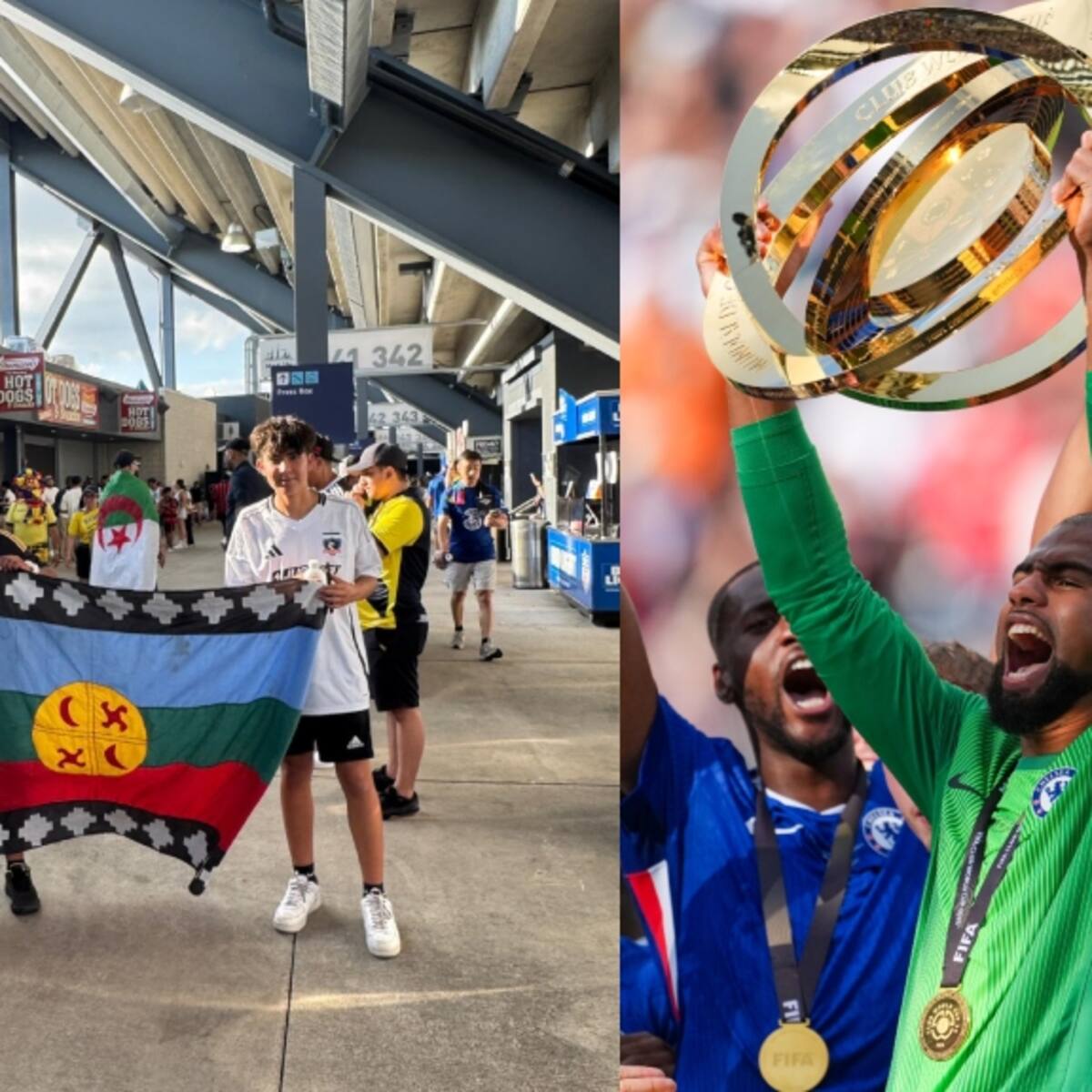 Chilenos viajaron 12 horas para ver en cancha la final del Mundial de Clubes: “Cuando Trump entró a la cancha, el estadio se cayó con las pifias”