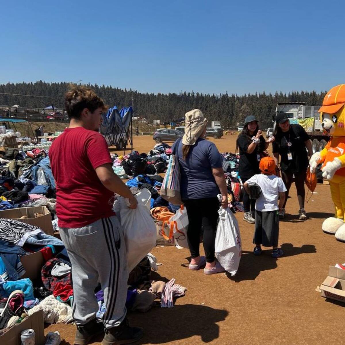 Habilitan espacios seguros para contener a niños afectados por los incendios en Ñuble y Biobío