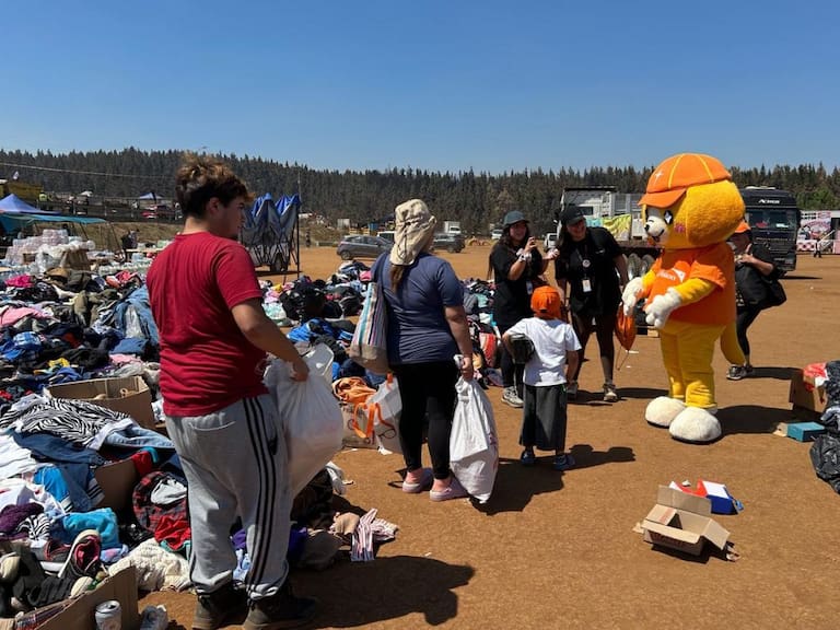Habilitan espacios seguros para contener a niños afectados por los incendios en Ñuble y Biobío