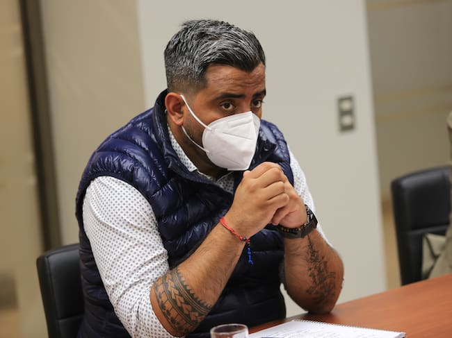El alcalde de San Bernardo, Christopher White / Agencia Uno