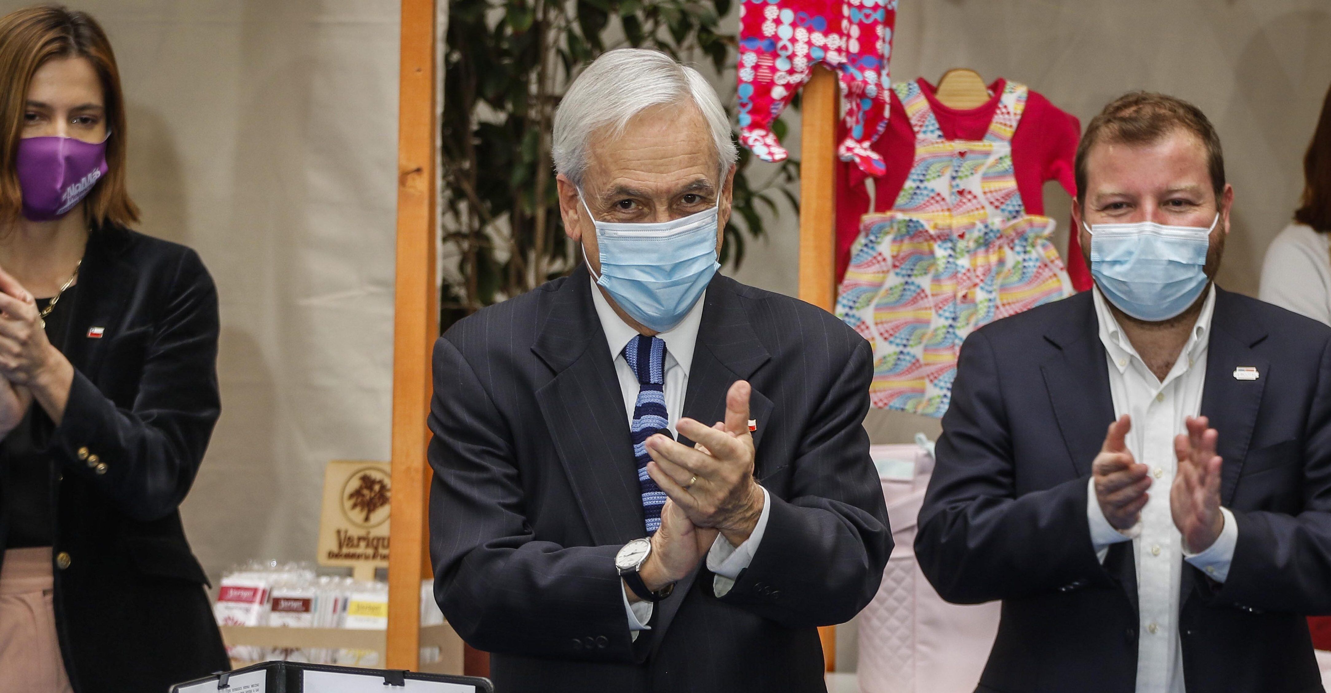 Mínimos comunes: Presidente Piñera promulgó bono para pymes que incluye a comerciantes de ferias libres