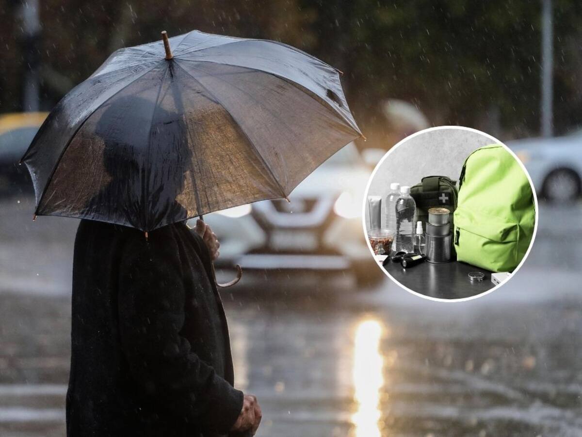 Sistema frontal en Chile: qué debe tener la mochila de emergencia ante lluvias intensas