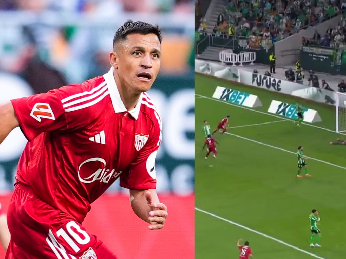Alexis Sánchez le marca un golazo al Betis de Pellegrini: así definió el chileno en el derbi andaluz