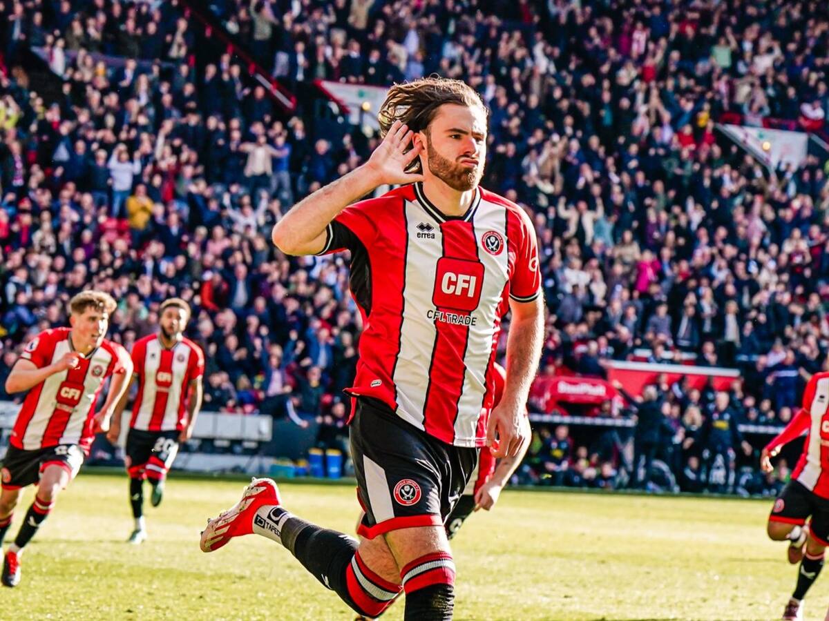 Doblete y asistencia: Ben Brereton fue figura en amargo empate del Sheffield United por la Premier League