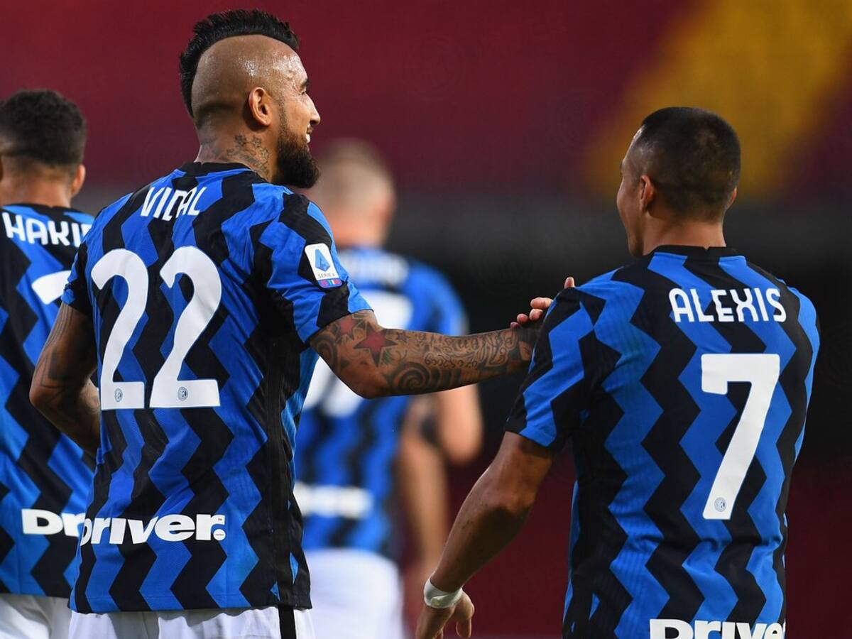 Arturo Vidal y Alexis Sánchez fueron los peores evaluados del Inter tras la igualdad por Champions ante el Borussia Mönchengladbach