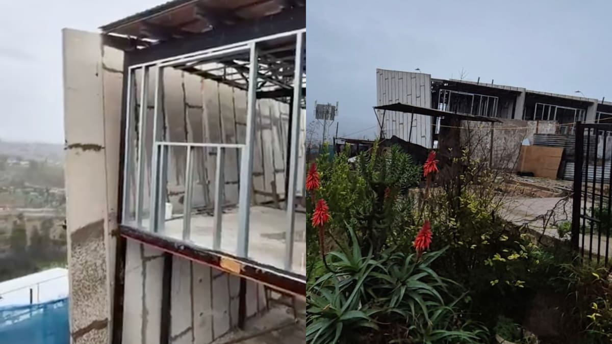 Viviendas reconstruidas tras el megaincendio presentarían daños por fuertes vientos en Viña del Mar
