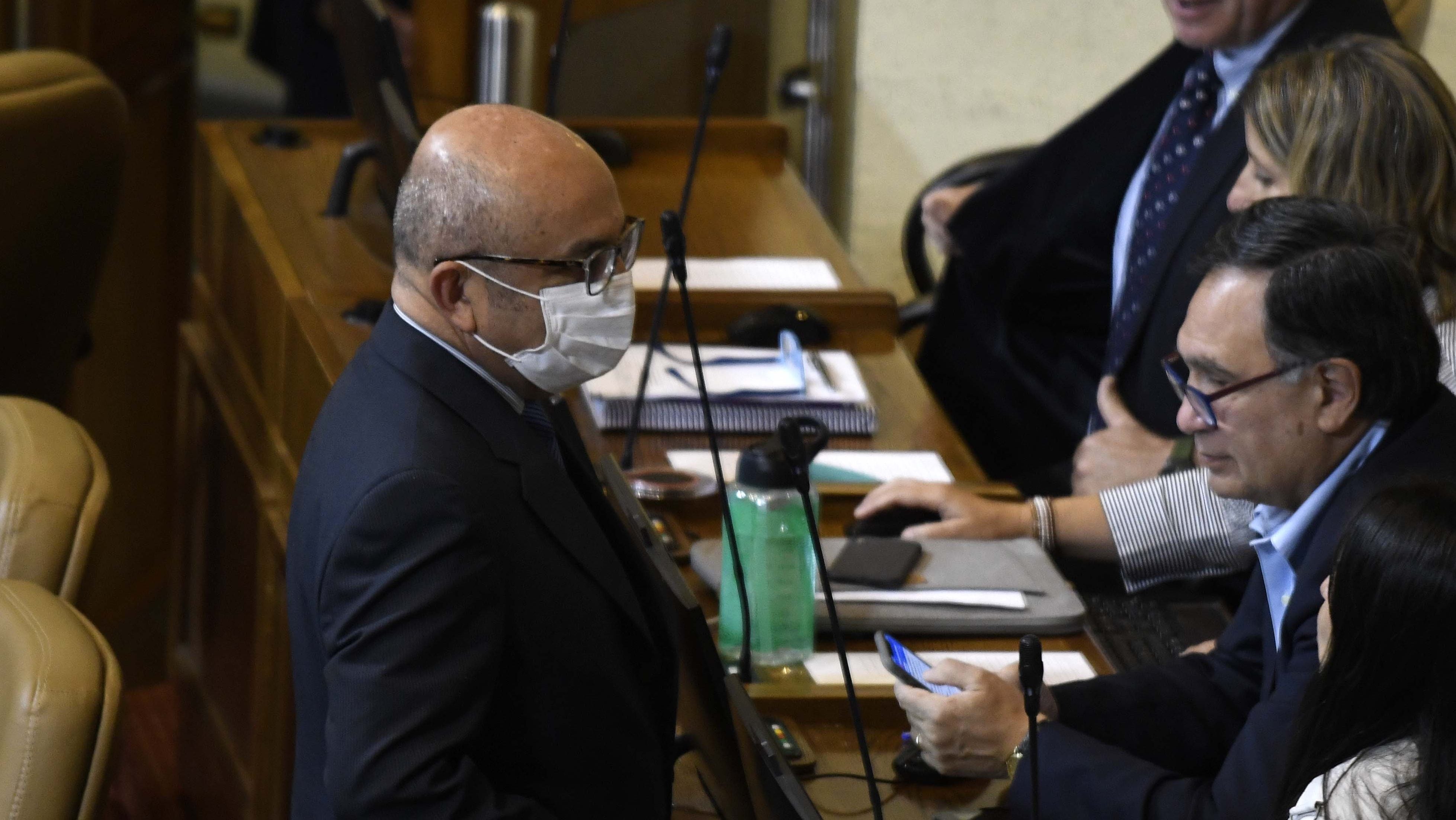 Mascarillas en la Cámara de Diputados