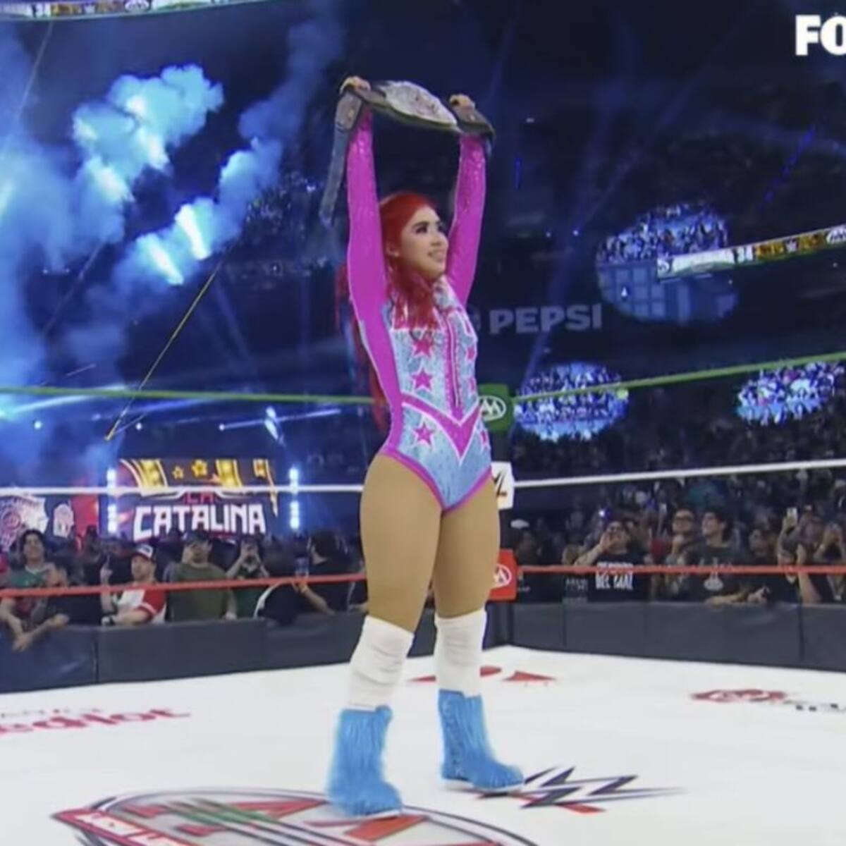 La Catalina hace historia en Triplemanía 34 y se corona campeona Reina de Reinas de AAA