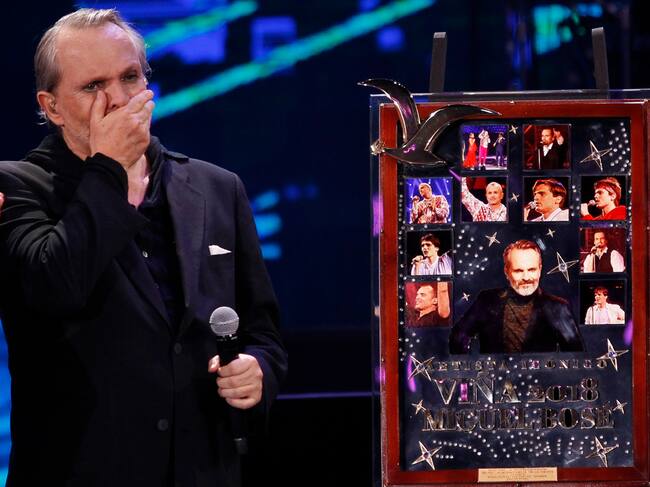 Miguel Bosé Festival de Viña del Mar 2018 / Agencia Uno