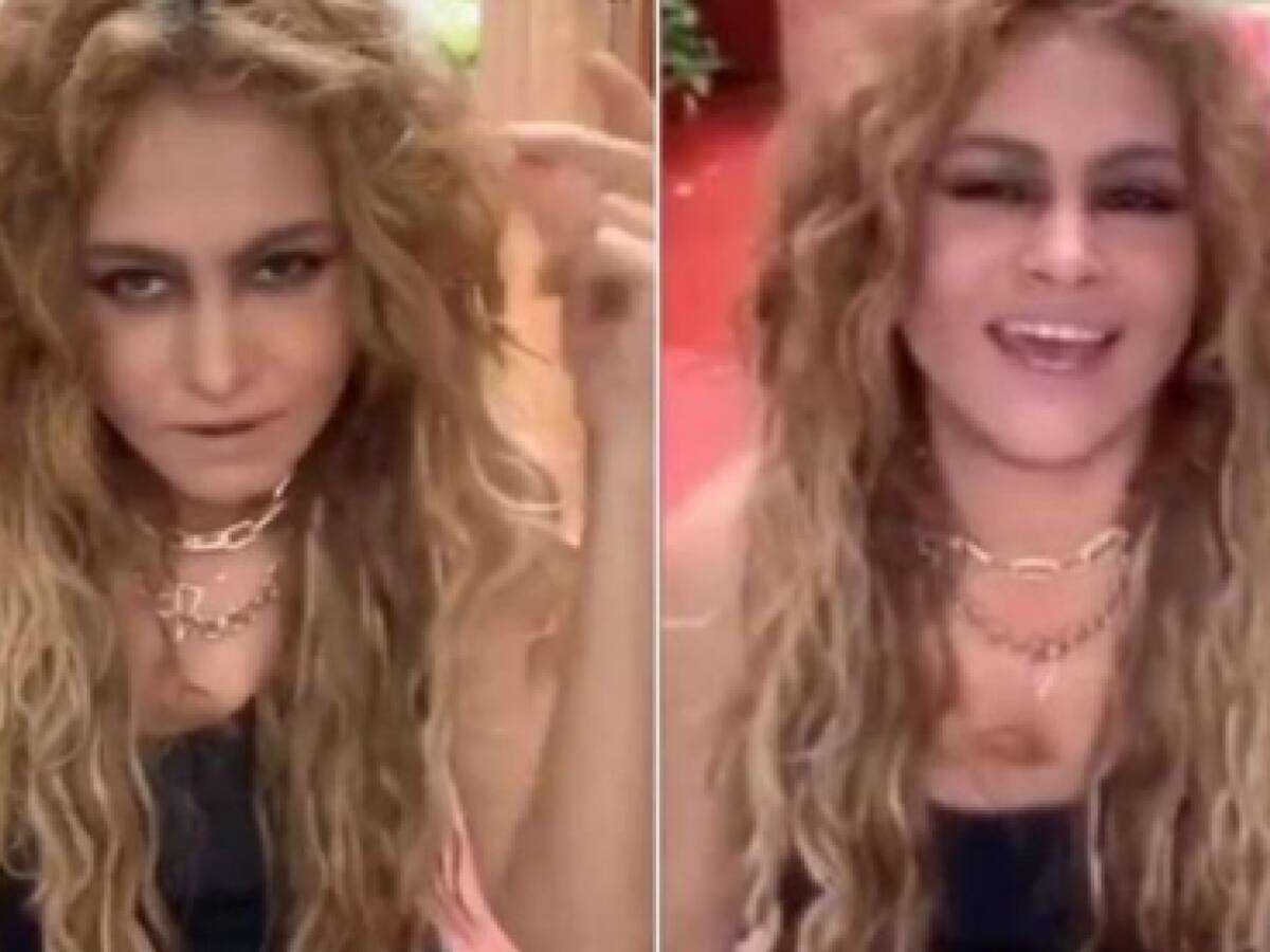 Critican el lamentable estado de Paulina Rubio durante transmisión en vivo