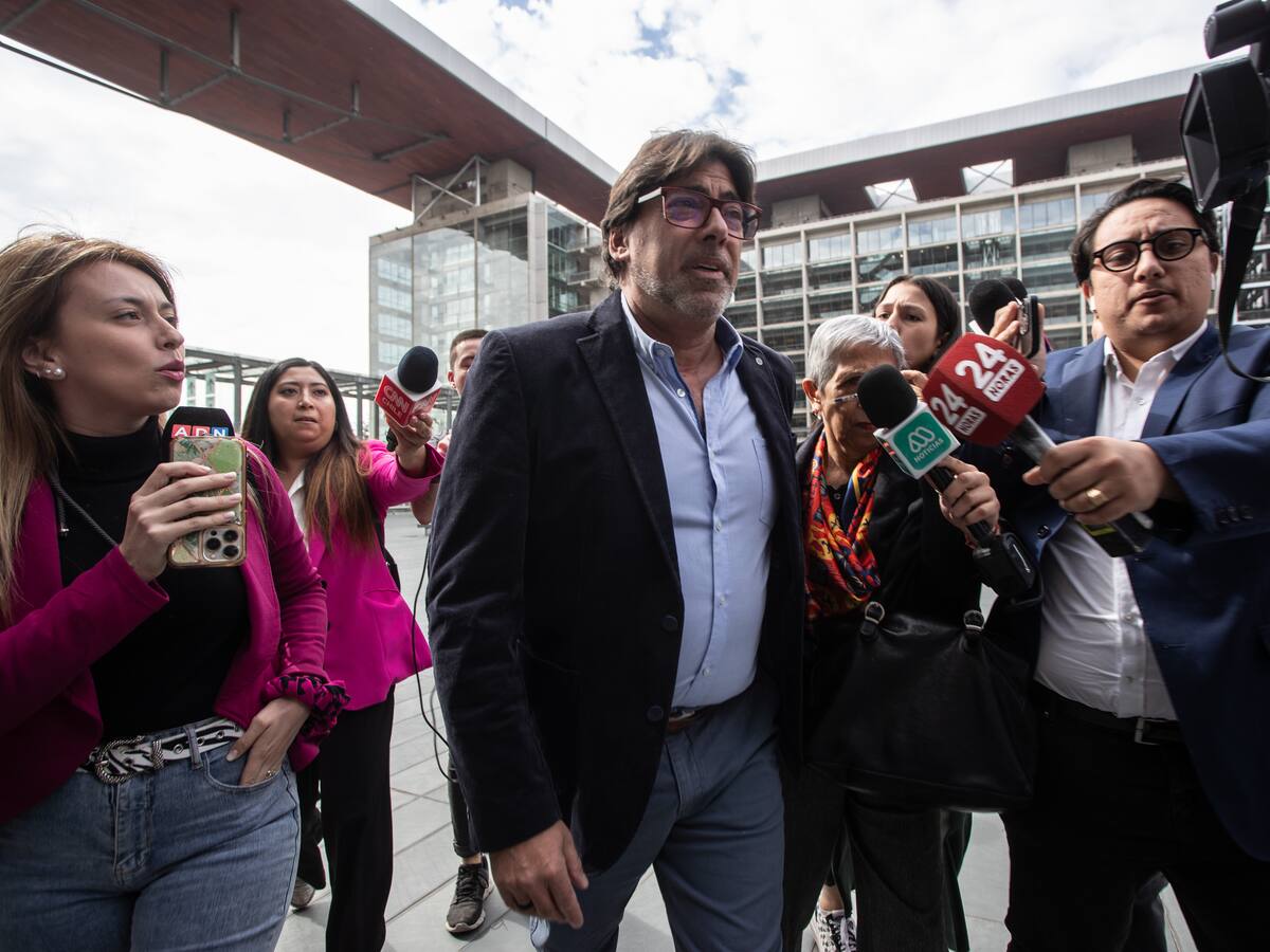 Alcalde Daniel Jadue llega al Centro de Justicia con motivo de la solicitud de audiencia de cautela de garantía