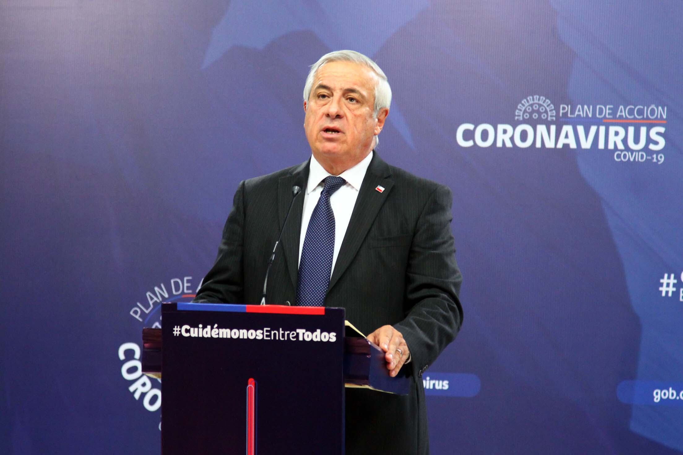 El ministro de Salud, Jaime Mañalich