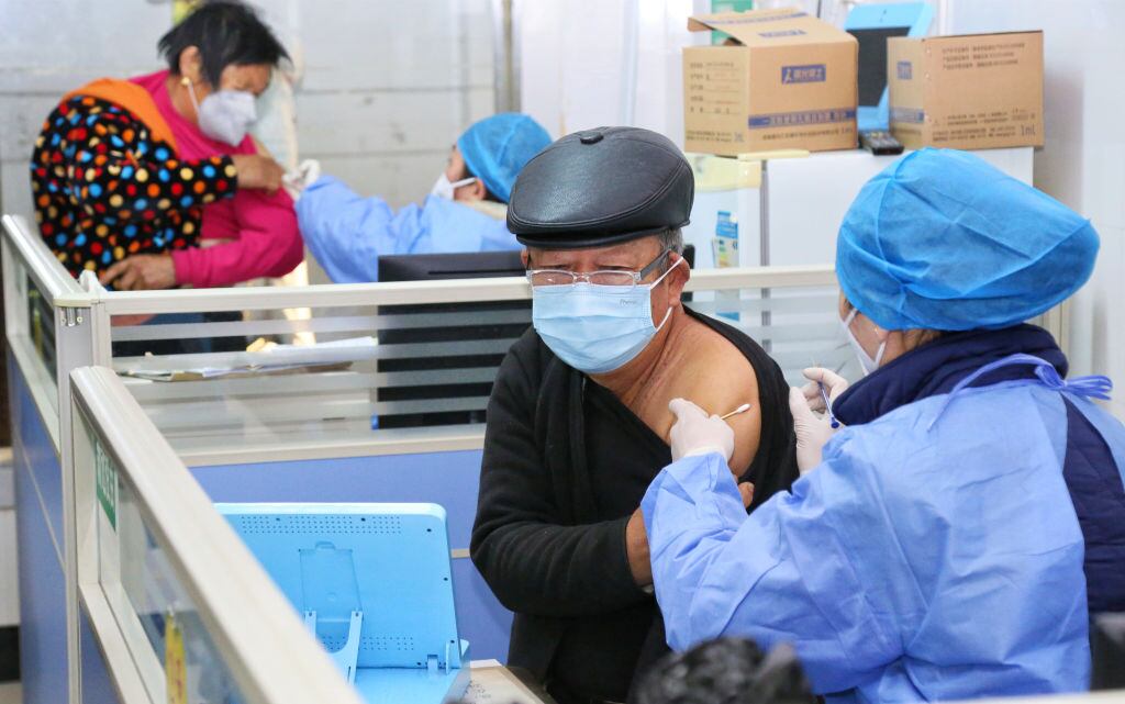 China continúa su plan de vacunación anticovid en la ciudad de Nantong