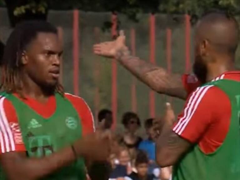 Arturo Vidal le pegó un «paipazo» a Renato Sanches