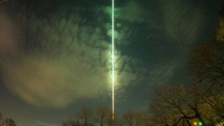 bola de fuego verde - meteorito - Canadá - Estados Unidos