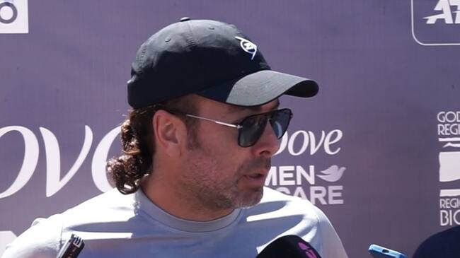 Nicolás Massú ya vive la serie de Copa Davis ante Kazajistán: "Es un buen problema que los jugadores tengan rankings parecidos"