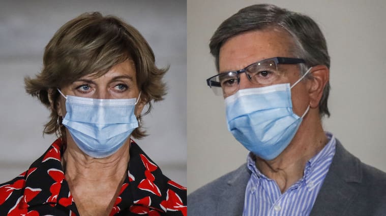 Evelyn Matthei y Joaquín Lavín