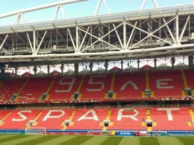 El Spartak Arena, a 24 horas del debut de la Roja