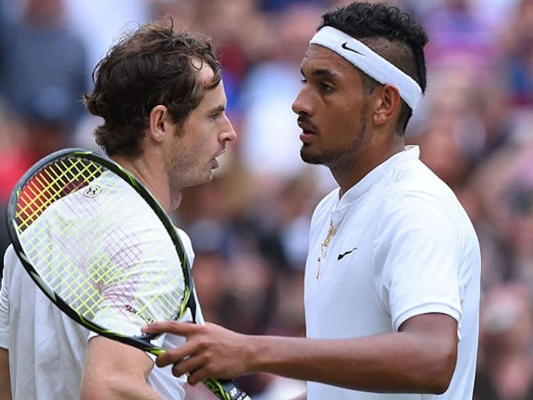 Kyrgios tras tomar varias copas de vino le asegura a Murray: «Tu eres mejor que Djokovic y que el Big Three»