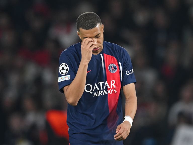 Prensa francesa apuntó contra Kylian Mbappé tras eliminación del PSG en Champions | Getty Images